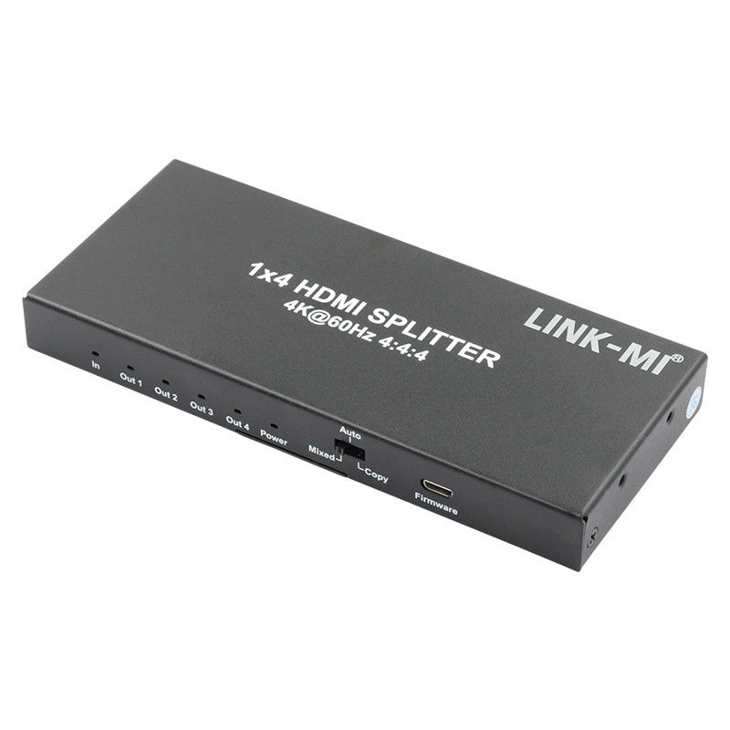 HDMI 2.0 HDMI Genişletici Splitter 60Hz 1x4 Destek 3D 18G HDR 1 In 4 Out AV Splitter