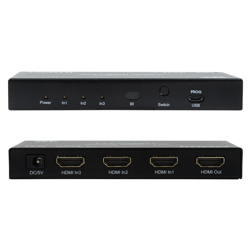 3X1 HDMI 2.0 Değiştirici HD Matrix Değiştirici 3 X 1 HDMI Değiştirici 3 Port Hdmi Değiştirici 1080P 20m