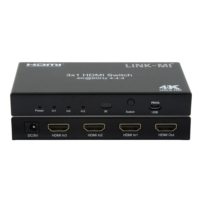 3X1 HDMI 2.0 Değiştirici HD Matrix Değiştirici 3 X 1 HDMI Değiştirici 3 Port Hdmi Değiştirici 1080P 20m