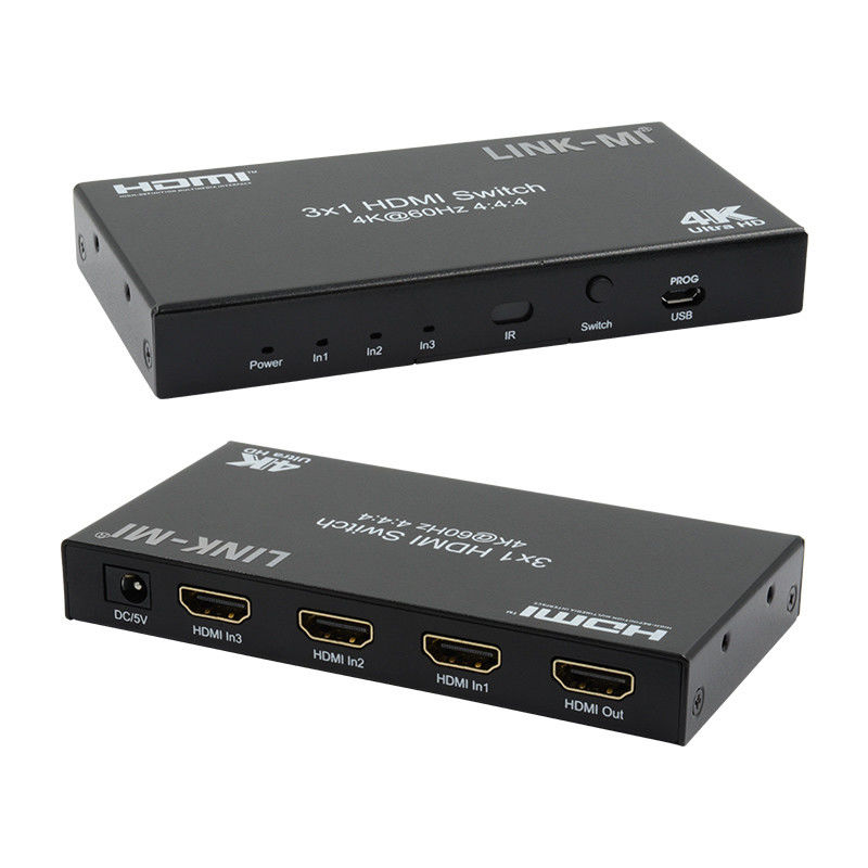3X1 HDMI 2.0 Değiştirici HD Matrix Değiştirici 3 X 1 HDMI Değiştirici 3 Port Hdmi Değiştirici 1080P 20m