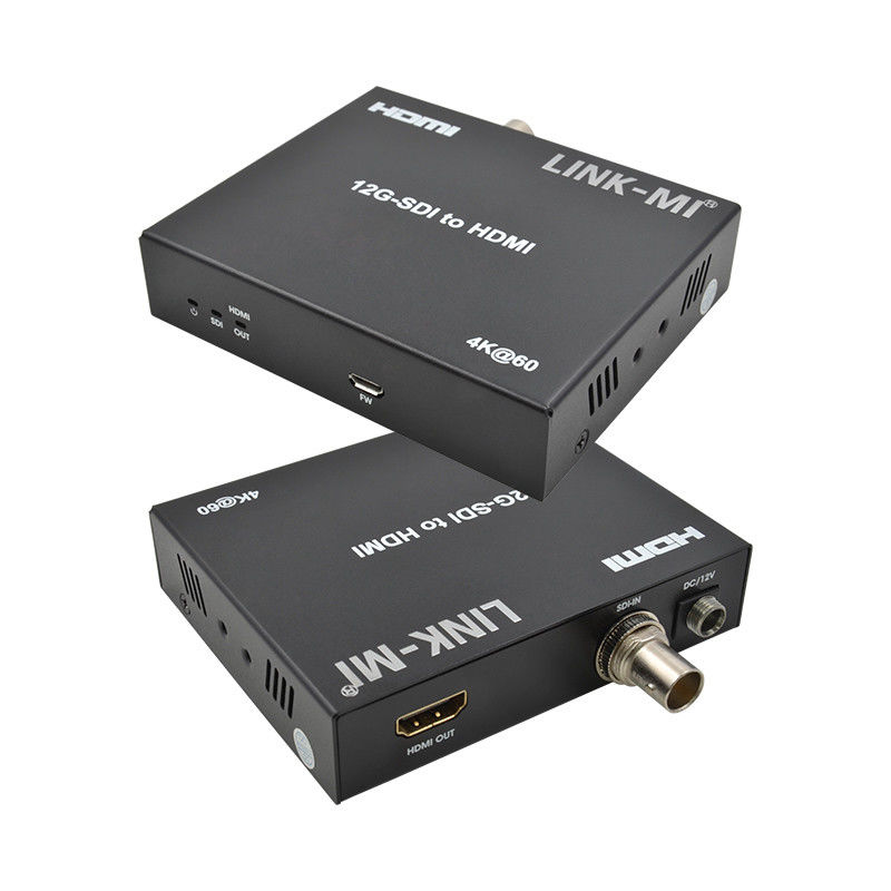 12G 6G 3G SDI To HDMI Video Konvertörü Desteği YUV4:22'si en fazla 120 metre