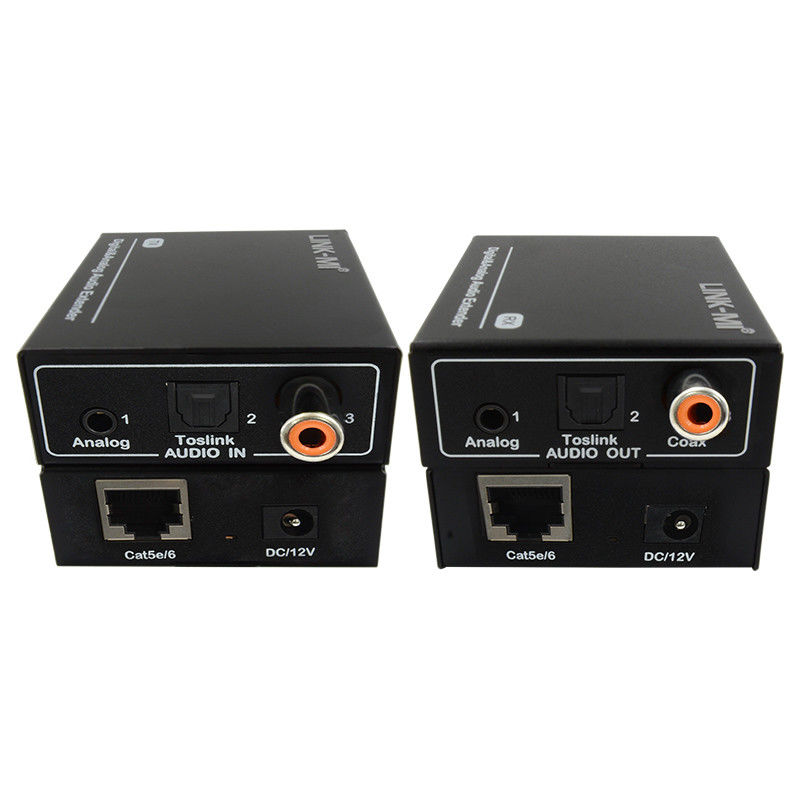 500m HDMI Ses Çekicisi Cat5e Üzerine Dijital Analog Ses Uzayan Cat5e/6 Kablo Üzerine