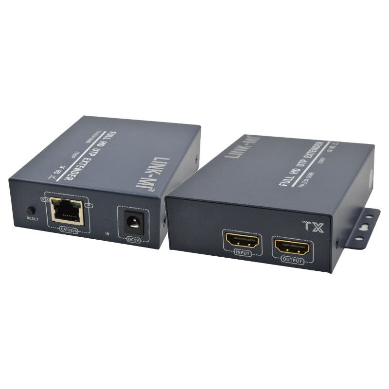 1080P 120M HDMI Over Cat5E Cat6 Video Genişletme Kablosu IR İşlev UTP Genişletme ile