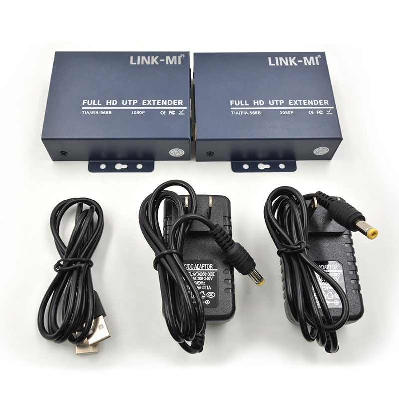 1080P 120M HDMI Genişletici KVM UTP Genişletici 148.5MHz Cat5E/6 Kablosu Üzerinde İsteğe bağlı IR