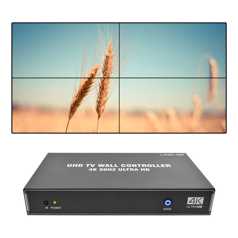 1X4 1X3 1X2 4K Video Duvar Kontrolörü 30Hz 4 Kanal HDMI TV Video Duvar İşlemcisi 2x2