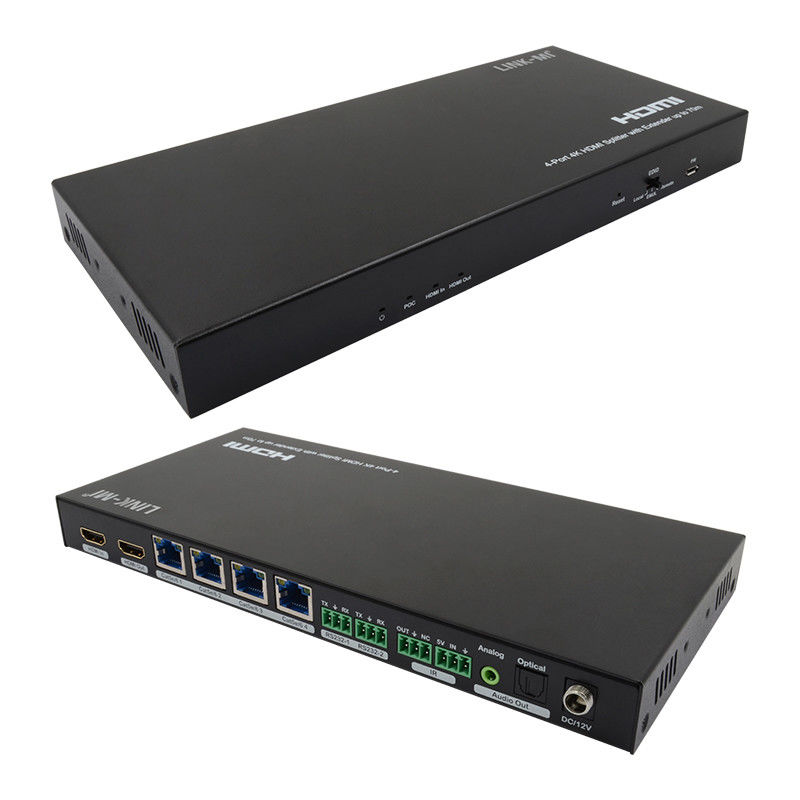 70M 1x4 4K HDMI Splitter Extender Audio Extract ile 1x4 Hdmi Splitter Over Cat6