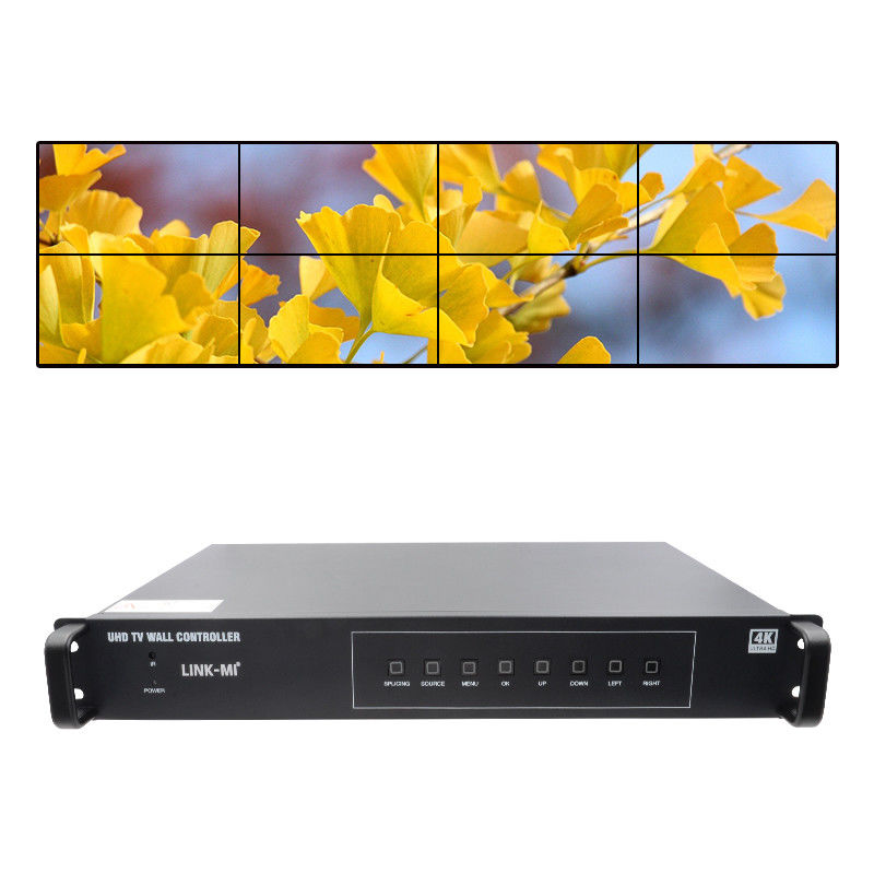 2X4 TV HDMI Duvar Denetleyicisi 4K 60Hz 2X3 Video Duvar İşlemcisi 2X2 8 Ekran Birimi için