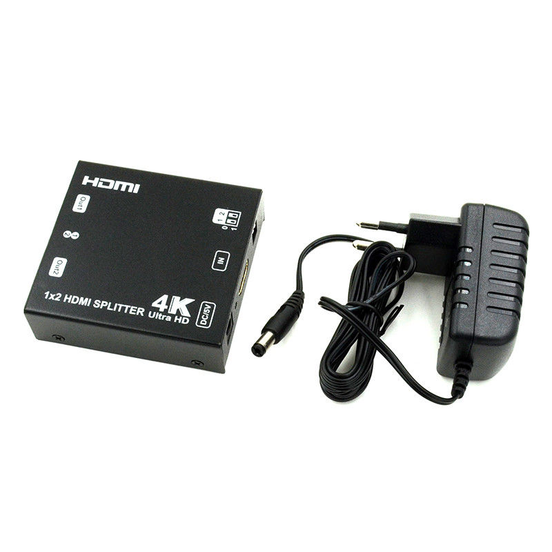 1X2 4K HDMI Extender Splitter Destek 4K2K EDID 3D 2 Port Video Splitter