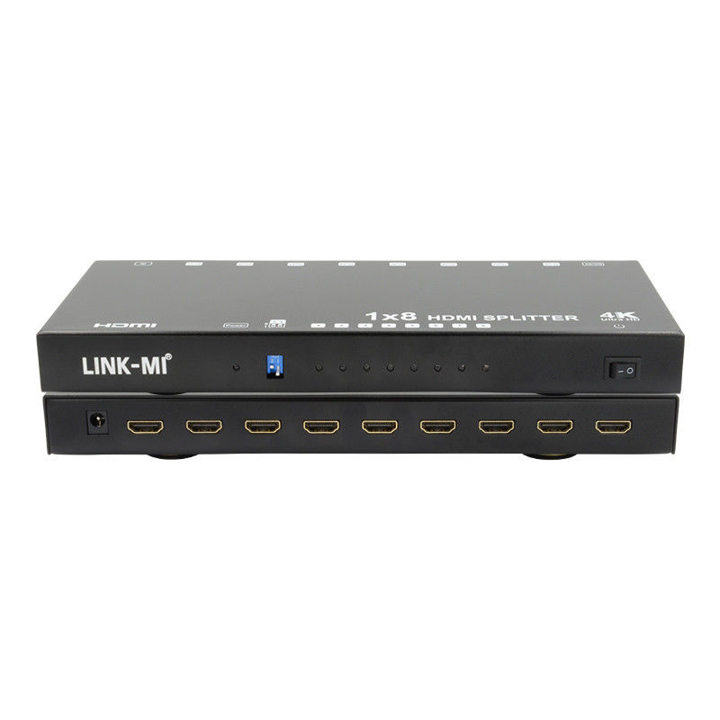 8 Port 4K HDMI Splitter Video Splitter 3d EDID 1 In 8 Out Duplicator 8 TV için