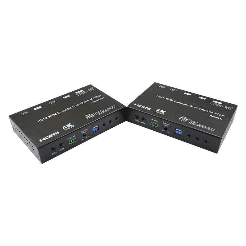 4K AV Over IP Fiber HDMI KVM Genişletici Destek Unicast Multicast USB RS232 ile