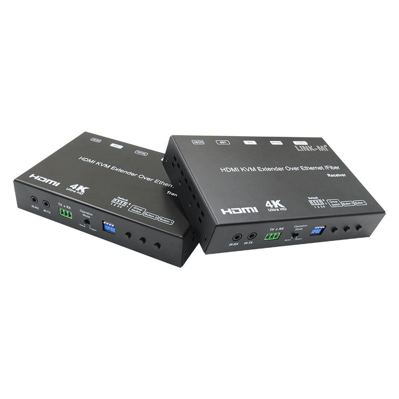 4K AV Over IP Fiber HDMI KVM Genişletici Destek Unicast Multicast USB RS232 ile