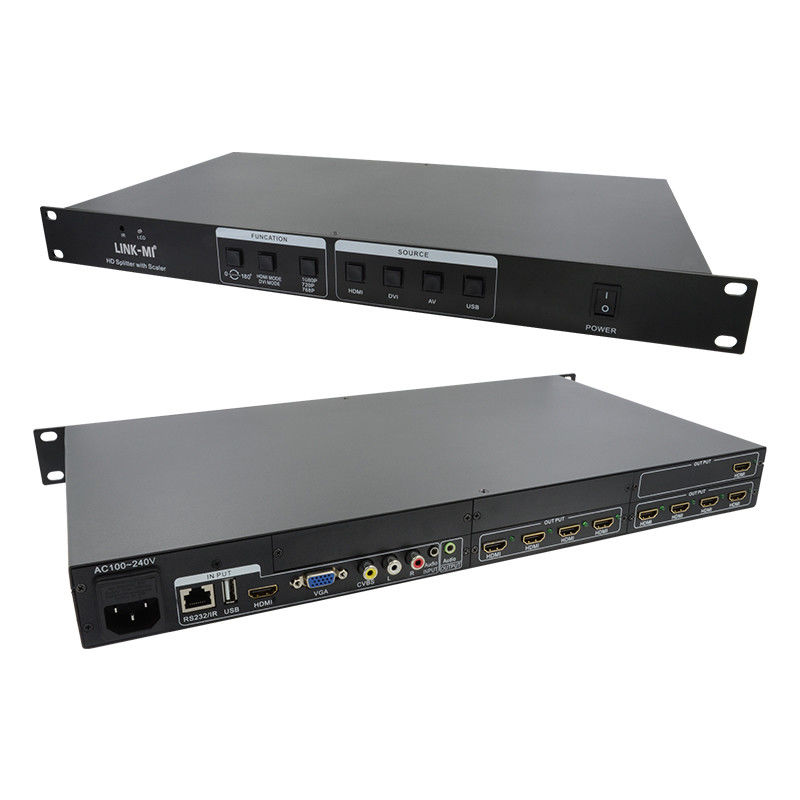 4X20 HDMI Splitter 4K Scaler ile HDMI Audio Splitter 4k 4'ten 20'ye kadar kanal