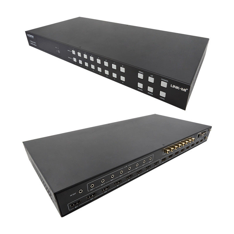 18Gbps 8x8 Matrix Switcher ARC fonksiyonu desteği ile 4K2K 60Hz YUV 4:4:4