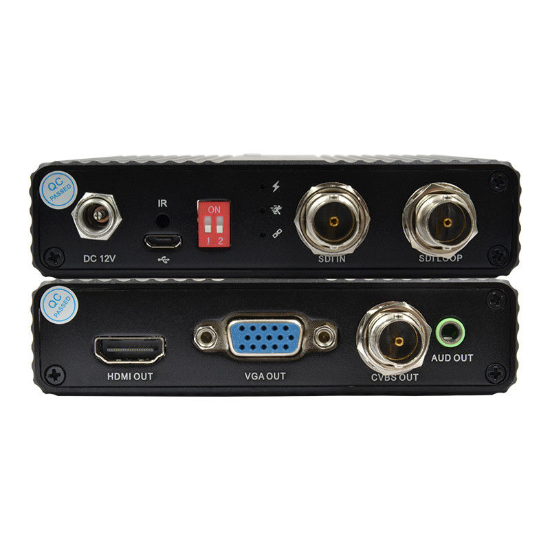 CVBS SDI HDMI Değiştiricisi Tüm Cvbs HDMI SDI VGA Video Değiştiricisi 75 Ohm
