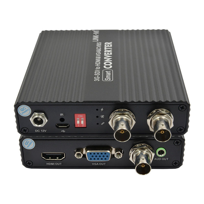 CVBS SDI HDMI Değiştiricisi Tüm Cvbs HDMI SDI VGA Video Değiştiricisi 75 Ohm