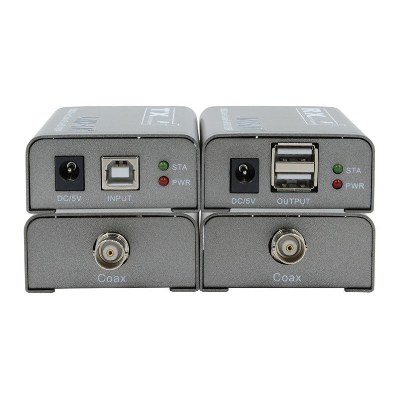 Kamera için 50M KVM Genişletici 1080P Koaksiyel Kablo Üzerine USB Genişletici Kvm Fiber Üzerine