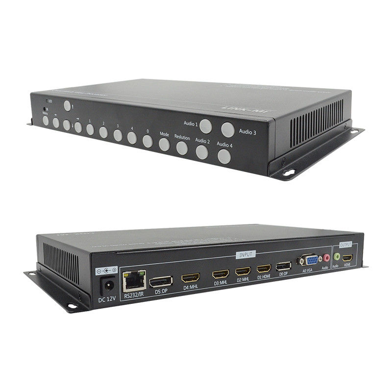 PIP POP HDMI Multi Viewer 4k 4x1 ile IR Uzaktan RS232 Kontrol Merkezi Kontrolü