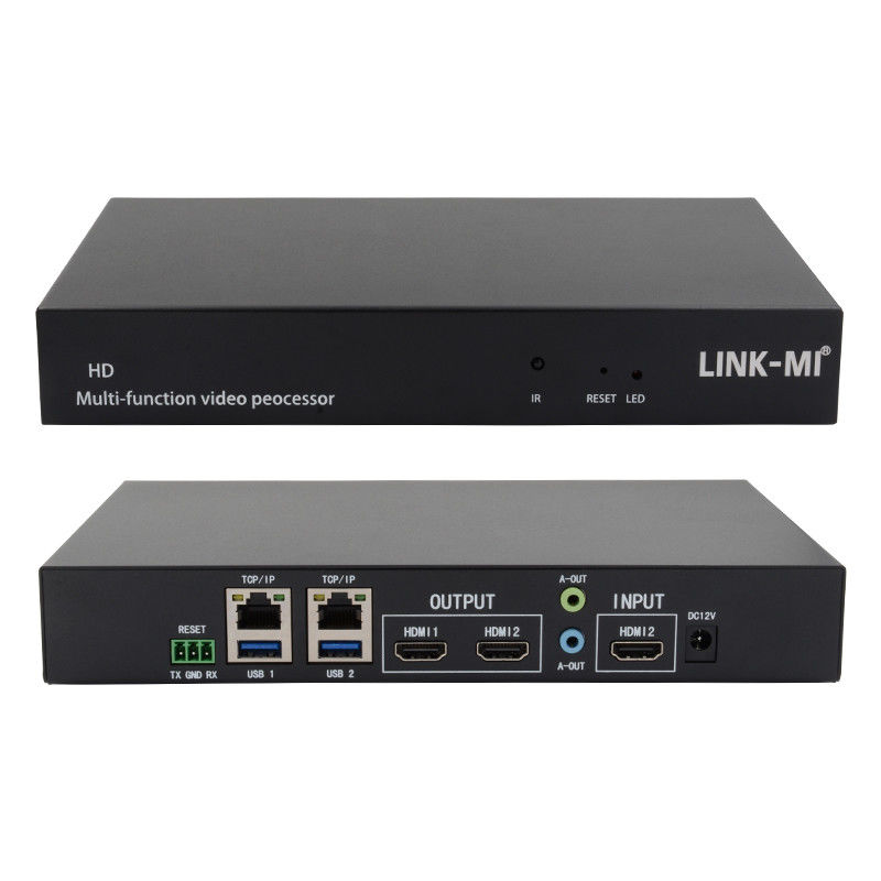 Çeşitli Diller RS232 HDMI Video Duvar Denetleyicisi HD Altyazı Ekleyici HDMI Video İşlemcisi