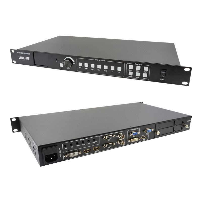 480i/P 576i/P HDMI Video Duvar Kontrolörü 7 In 3 Out LED Video İşlemcisi