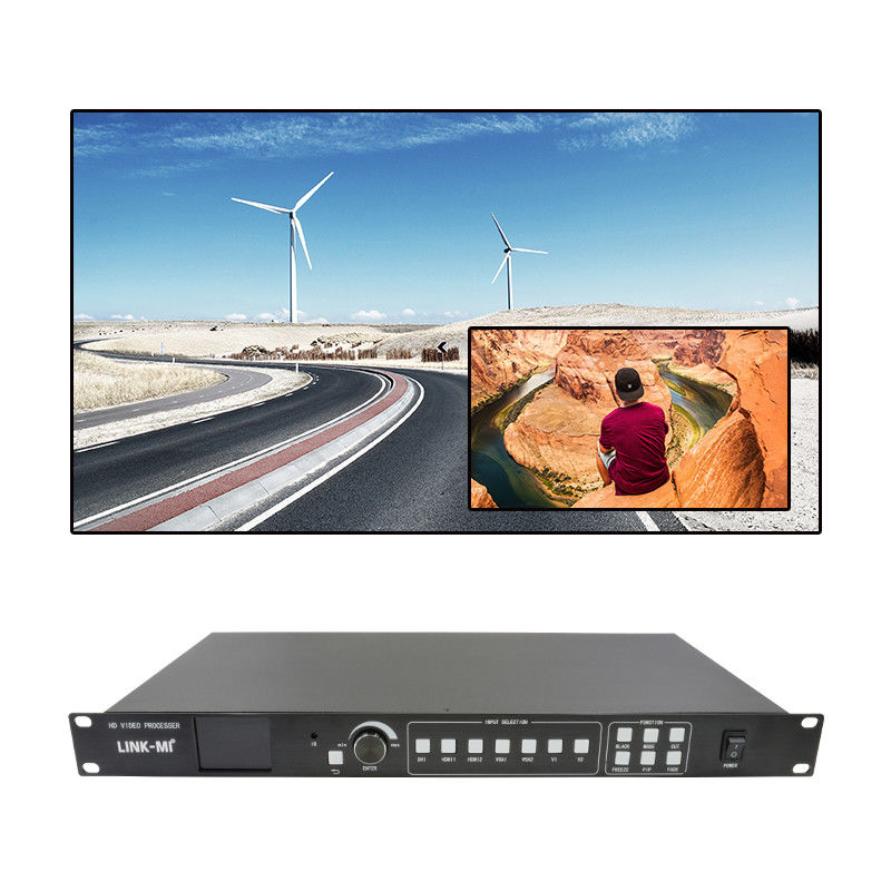 480i/P 576i/P HDMI Video Duvar Kontrolörü 7 In 3 Out LED Video İşlemcisi