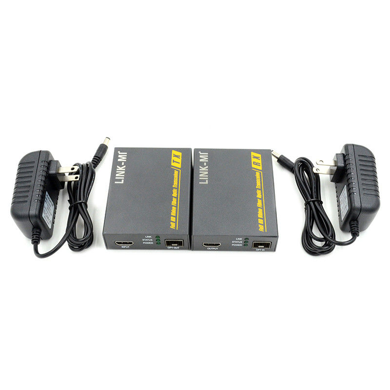 2km HDMI Fiber Optic Extender Destek 3D 4K EDID Video Extender Üzerine Fiber