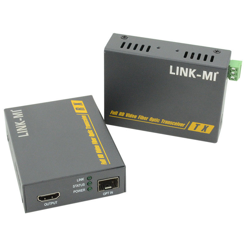 2km HDMI Fiber Optic Extender Destek 3D 4K EDID Video Extender Üzerine Fiber