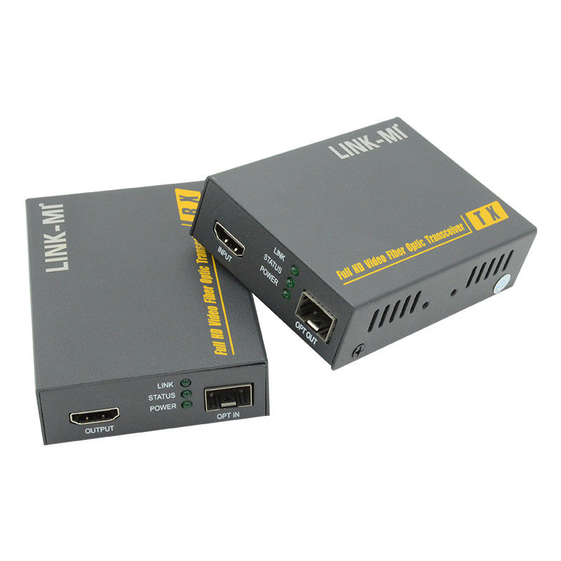 2km HDMI Fiber Optic Extender Destek 3D 4K EDID Video Extender Üzerine Fiber
