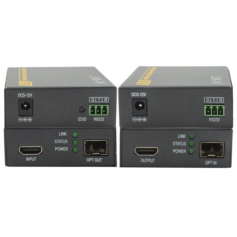2km HDMI Fiber Optic Extender Destek 3D 4K EDID Video Extender Üzerine Fiber