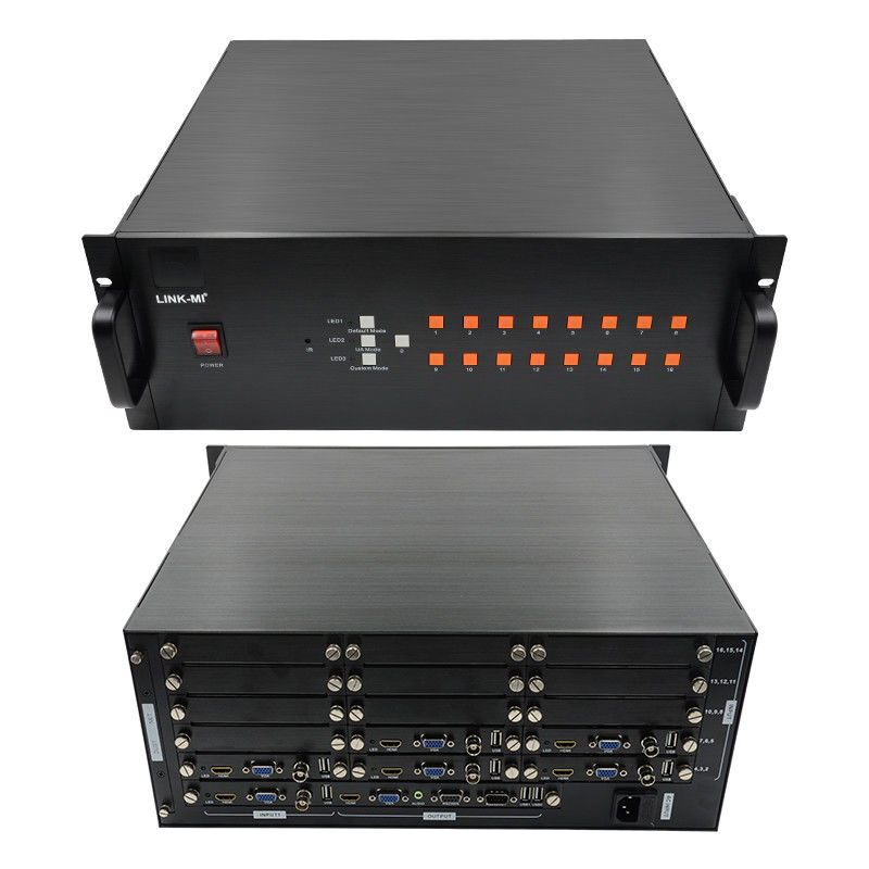 6x1 HDMI Çoklu Görüntüleyici VGA CVBS 6 Giriş 1 Çıkış 4k Çoklu Görüntüleyici Sentezleyici 1080P
