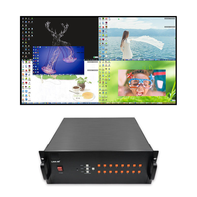 6x1 HDMI Çoklu Görüntüleyici VGA CVBS 6 Giriş 1 Çıkış 4k Çoklu Görüntüleyici Sentezleyici 1080P