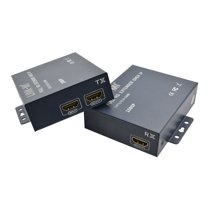 200M Genişletici HDMI TCP / IP üzerinden 1080P Destek Noktadan Noktaya Noktaya Çok Noktaya