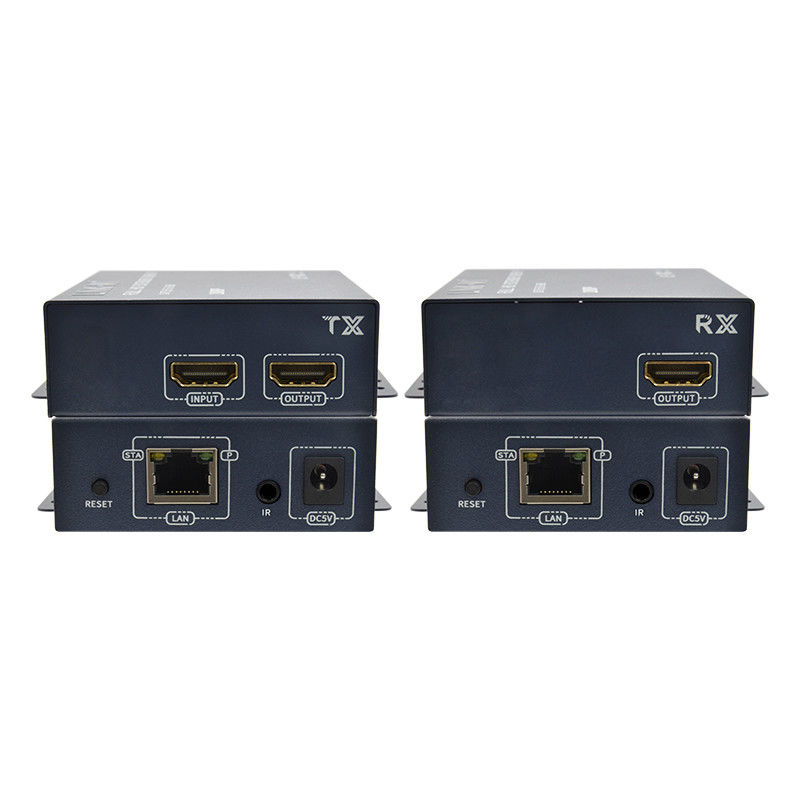 200M Genişletici HDMI TCP / IP üzerinden 1080P Destek Noktadan Noktaya Noktaya Çok Noktaya
