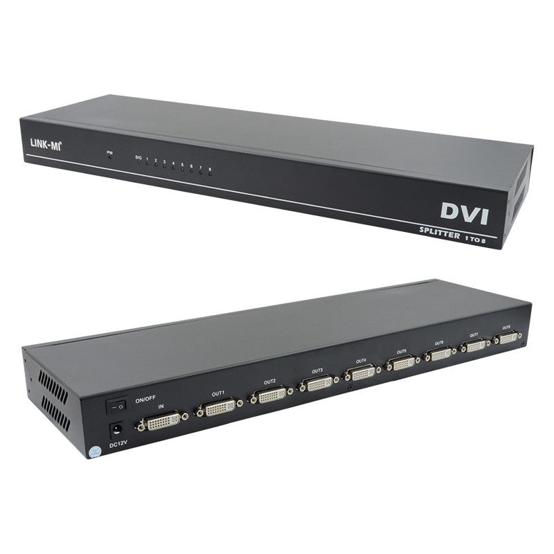 DVI D 29pin Video HDMI Switch Kadın HDMI Splitter 1 In 8 Out 4k