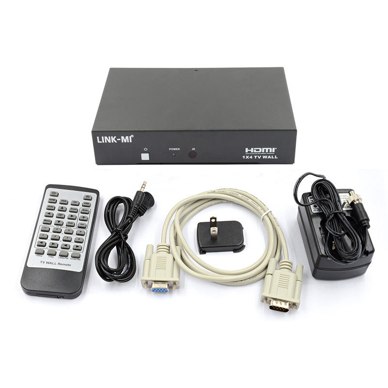 LM-TV04L HDMI 1x4 TV duvarı Desteği CVBS/VGA/HDMI/USB oynatma giriş kaynakları