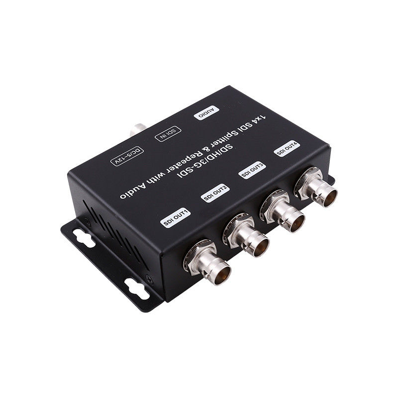 HD/SD-SDI 1 ila 4 Dağıtım Amplifier Repeater Audio 75 ohm Çıkış Impedansı