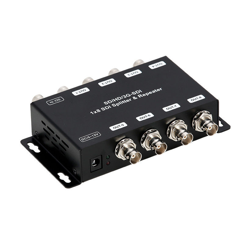 LM-SDI-108B 1 ila 8 SD/HD/3G-SDI Dağıtım Amplifier Repeater 75 ohm Impedans