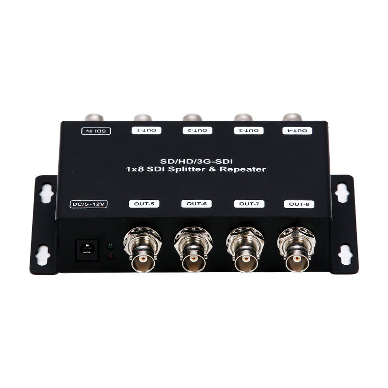 LM-SDI-108B 1 ila 8 SD/HD/3G-SDI Dağıtım Amplifier Repeater 75 ohm Impedans