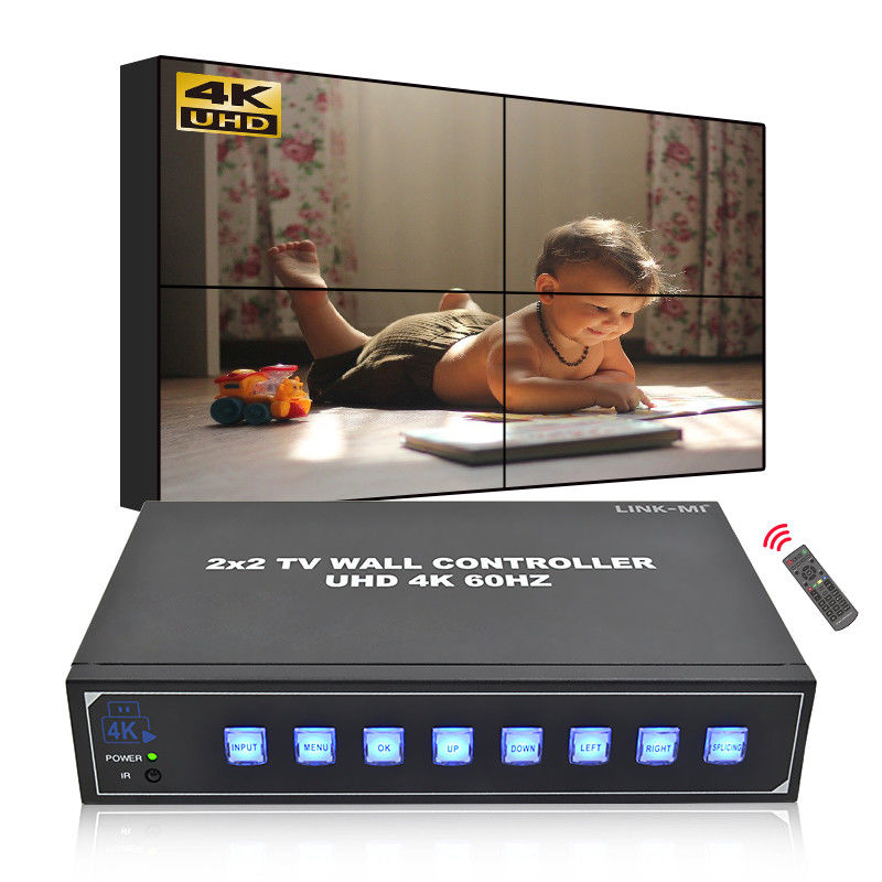 4 TV 4K Video Duvar İşlemcisi 180° Dönüşüm Max 3840*2160 60Hz Giriş Çözümünü Destekler