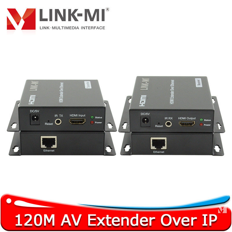 120M AV Over IP H.264 Kodlayıcı, 1x HDBT Girişi ile TCP/IP üzerinden güvenilir ses ve video iletimi için